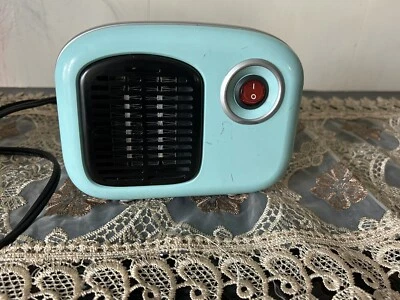 Mini calentador portátil eléctrico de cerámica personal Soleil azul MH-08M no funciona Foto 1 de 3