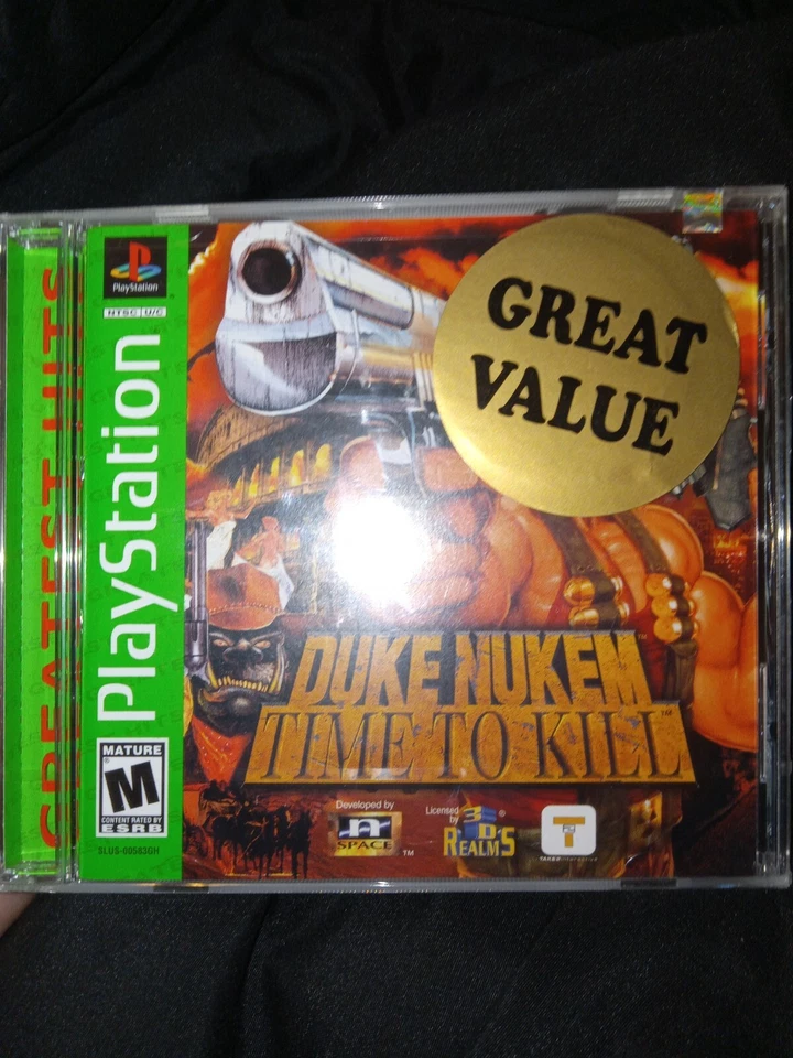 Duke Nukem: Time to Kill Greatest Hits W/Original Hangtab Ps1 - Image 1 of 4