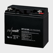 revolt Wartungsfreie Blei-Batterie mit 12 Volt 18 Ah M5-Schraubanschluss Neu