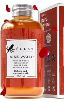 Eclat Rose Water Toner 200ml Unboxed