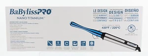 BaByliss PRO Nano Titanium Reverse Taper Wand BNTWRTUC **BRAND NEW** - Picture 1 of 7