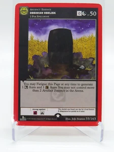 2021 MetaZoo Nightfall OBSIDIAN OBELISK 33/163 1st Edition MZRE - Picture 1 of 3