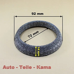 ✅ Auspuff Dichtung , Dichtring für Audi , Seat und VW  Abgaskrümmer , Abgasrohr - Bild 1 von 5
