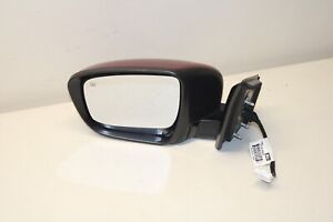 17-23 NISSAN MURANO DRIVER LEFT SIDE HEATED SIGNAL DOOR MIRROR RED PEARL