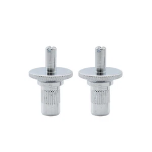 Musiclily Pro 2Pcs Chrome M4 Nashville Tune-o-matic Bridge Stud For LP SG Guitar - Picture 1 of 6