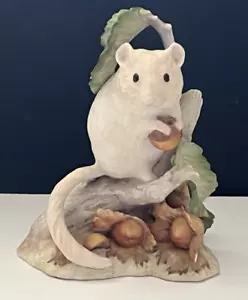 Estatuilla de porcelana bisque Cybis Maximilian Dormouse 1978 vintage con daños leves - Imagen 1 de 20