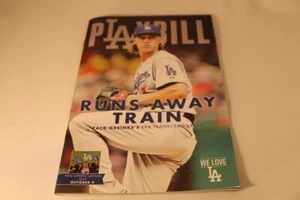 PROGRAM Los Angeles Dodgers Zack Greinke Playbill - Picture 1 of 1