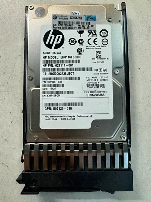 New HP EH0146FBQDC 627114-001 146GB 15K 6G 2.5 SC HARD DRIVE FOR GEN8/9" - Image 1 of 4