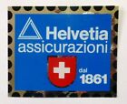 VECCHIO ADESIVO / Old Sticker Kleber HELVETIA SUISSE ASSICURAZIONI (cm 10 x 8)