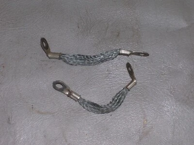 2000 BMW 528i - top engine braided ground strap cable wires set of 2 (4 inches) Foto 1 de 2
