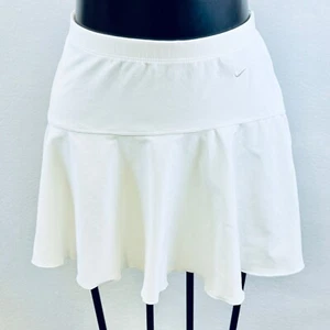 NWT Nike Dri-Fit White Tennis Pickleball Skirt XL 16/18 A-Line Lightweight Perfo - Picture 1 of 10
