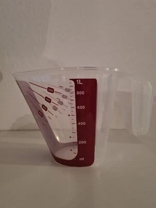 Tupperware CombiPlus Messgenau 1l beere Messbecher mit Griff neu/OVP - Bild 1 von 1