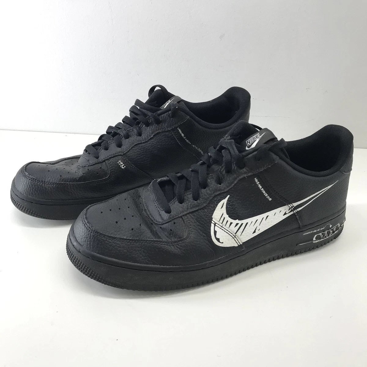 Nike Air Force 1 Low Sketch - Black | eBay