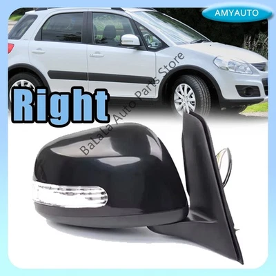 Luz de giro del espejo retrovisor lateral derecho negra para Suzuki SX4 Hatchback 2009-2012 Foto 1 de 4