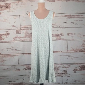 Anthropologie Sol Angeles Tank Maxi Abito Blu Space Dye Taglia XL - Foto 1 di 7