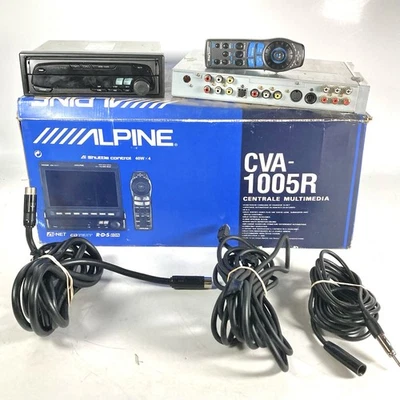 ALPINE CVA-1005R Multi Media Station With Box, Remote & Leads - Image 1 of 4
