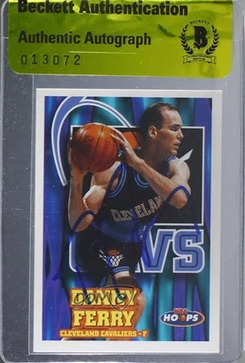 BAS 1997-98 NBA Hoops Danny Ferry #32 Authentic Auto - Image 1 of 2