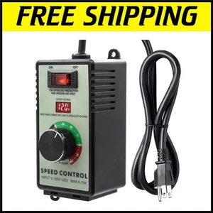 120V AC Motor Variable Speed Controller with Overload Protection & LED Display - Picture 1 of 8