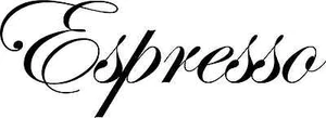 ESPRESSO VINYL DECAL * WALL ART * COFFEE SHOP WINDOW DECAL BUSINESS SIGNS - Picture 1 of 1