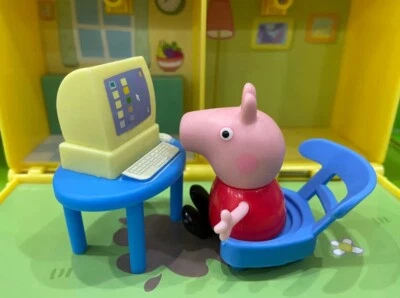 Caja abierta: GC Peppa Pig trabajando en computadora Mommy Pig’s Foto 1 de 3