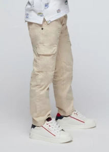 PANTALONE PANTALONI BIMBO MAYORAL 03545 3545 COTONE 71 BEIGE ORIGINALE PE 2024 - Picture 1 of 5