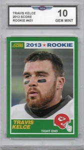 2013 SCORE TRAVIS KELCE ROOKIE FOOTBALL CARD KANSAS CITY CHIEFS TIGHT END - Picture 1 of 1