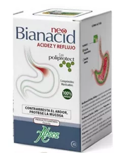 Aboca Neo bianacid 45 tablets x Acidity Stomach Reflux Gastritis - Picture 1 of 1