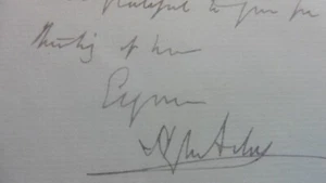 AUTOGRAPH LETTER SIR HENRY ACLAND ENGLISH PHYSICIAN TO MARSHALL WALLER CLIFTON - Picture 1 of 4