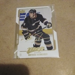 2008-09 Upper Deck MVP - Gold 3/100 - Mathieu Schneider - Anaheim Ducks