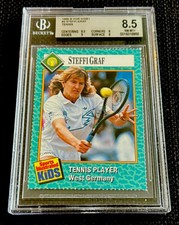 STEFFI GRAF ROOKIE TENNIS 1989 SPORTS ILLUSTRATED SI FOR KIDS CARD POP 1 BGS 8.5