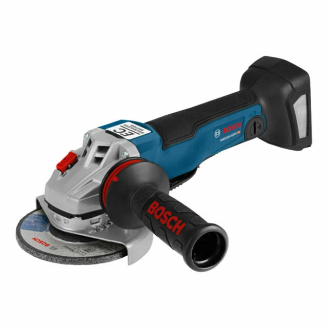 Bosch GWS18V-45PCN 18V 4-1/2" Cordless Tool Only Angle Grinder with Aux Handle