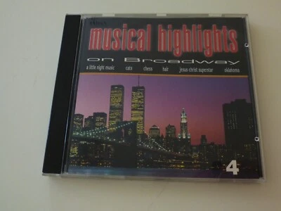 CD Musical Highlights on Broadway 4 cats, hair, chess, crazy for you, oklahoma - Bild 1 von 2