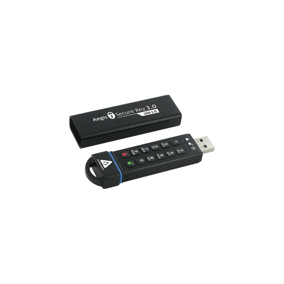 Apricorn 120GB Aegis Secure Key FIPS 140-2 Level 3 Validated 256-bit Encrypti... - Image 1 of 1