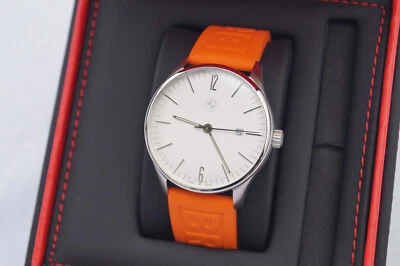 Genuine BMW Motorsport Men`s Watch /Swiss Automatic Movement /Orange Rubber Band - Image 1 of 4