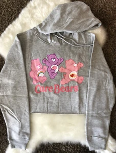 Womens Care Bears Crop Hoodie XL - Picture 1 of 10