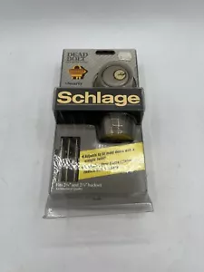 Schlage Deadbolt Double Cylinder B162NV Bright Brass 609 Vintage NOS KA4 2540 - Picture 1 of 14
