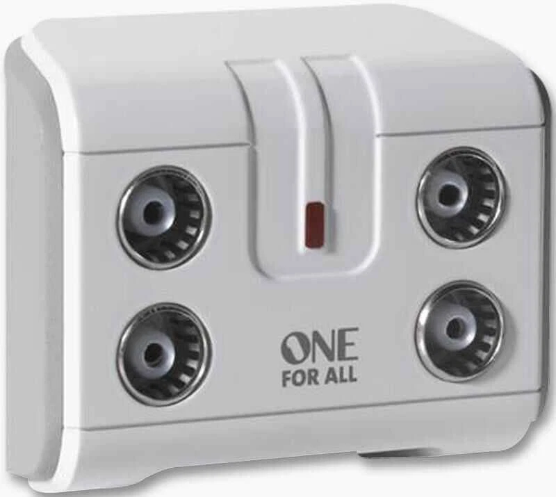 ONE FOR ALL - 4-Way TV Signal Booster - Image 1 of 1