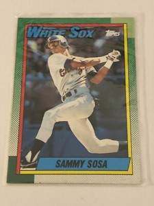 1990 Topps - #692 Sammy Sosa Rookie Card RC - Chicago Whitesox 