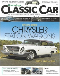HEMMINGS CLASSIC CAR 2013 DEC - MERCURY MONARCH, SYCLONE, CHRYSLER'S WAGONS - Imagen 1 de 1