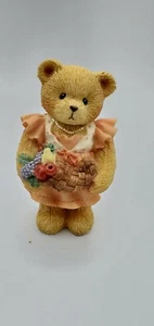 1996 Cherished Teddies "Barbara" Giving Thanks for Our Family RARE thanksgiving - Picture 1 of 12