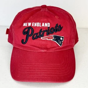 Rare 47 Brand New England Patriots Embroidered NFL Red Adjustable Hat - Picture 1 of 12