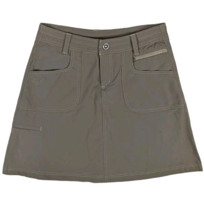 Falda Kuhl A Line Mountain Culture para mujer 2 marrón nailon cordón ligero Foto 1 de 4