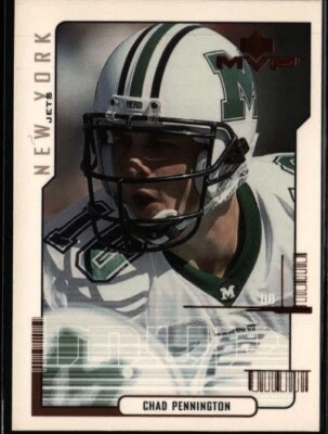 2000 Upper Deck MVP #208 Chad Pennington Silver Script I045 - Image 1 of 2