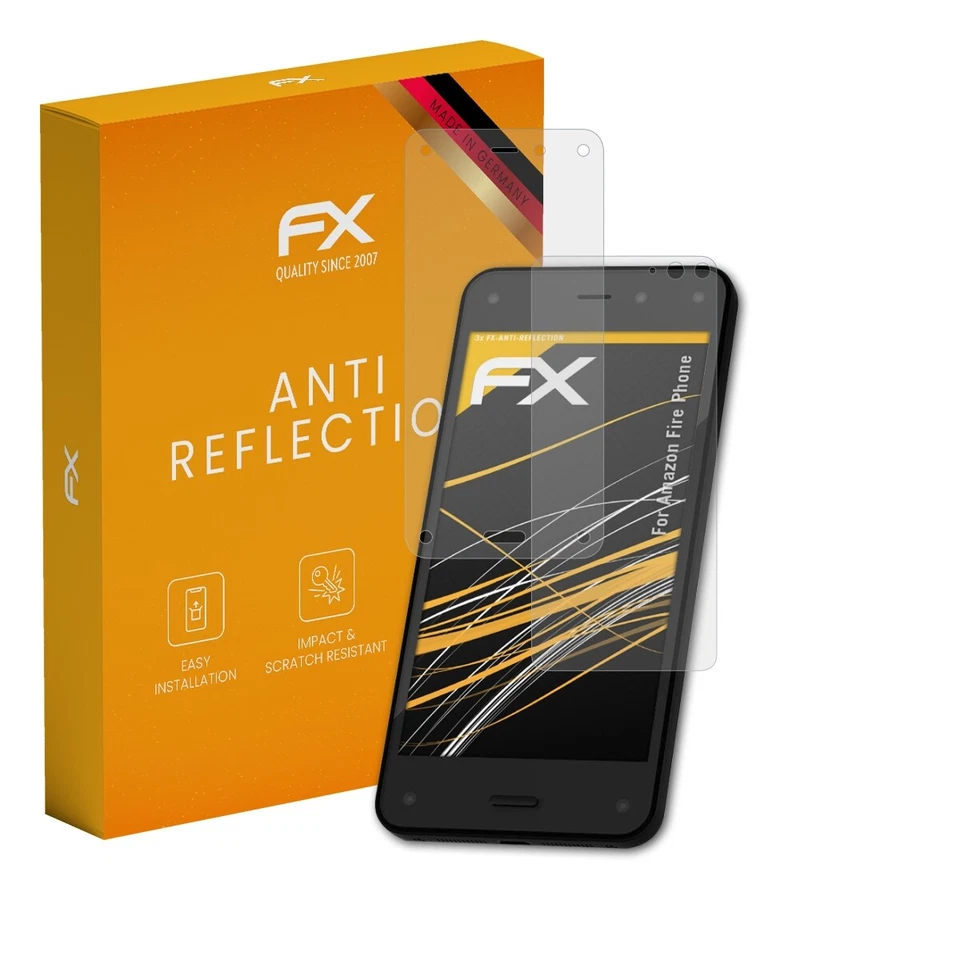 atFoliX 3x Screen Protection Film for Amazon Fire Phone matt&shockproof - Image 1 of 4