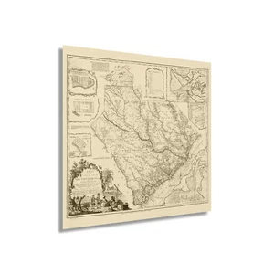 1773 Map of South Carolina - Vintage South Carolina USA Wall Art Poster Print - Picture 1 of 24