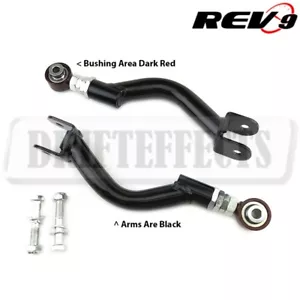 BLACK FITS 95-98 240SX S14 ADJUSTABLE REAR CAMBER ARM CONTROL RUCA KIT ALIGNMENT - Picture 1 of 1