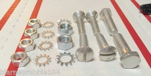 Harley K-Model Sportster 52-58 Cad Plated Rear Fender Mounting Kit Mount KH K - Picture 1 of 4
