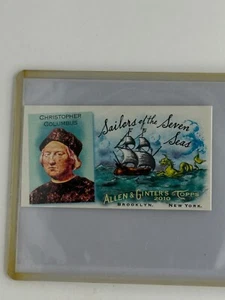 2010 Allen & Ginter Mini Sailors of the Seven Seas #SSS1 Christopher Columbus - Picture 1 of 2