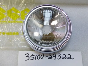 Suzuki TS125 Headlight Assy 1979 1992 NOS TS125N Head Lamp Rim Lens 35100-29322 - Bild 1 von 17