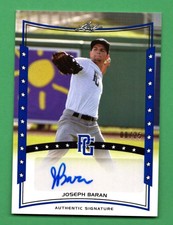 2014 Leaf Perfect Game Autographs Blue #AJB2 Joseph Baran 8/25 A02 361